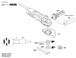 Bosch 3 601 G9S 000 Gws 19-125 Cist Angle Grinder 230 V / Eu Spare Parts